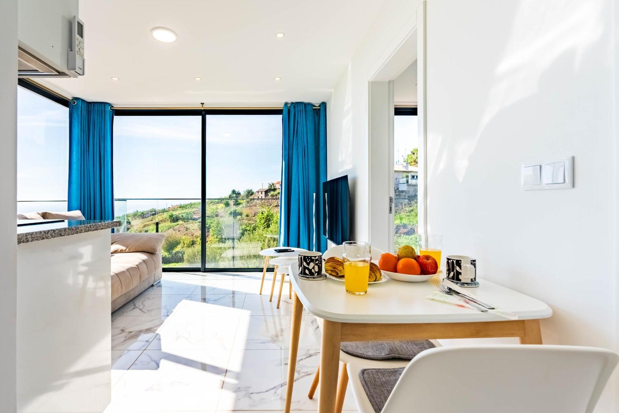 Casa Branca, Beautiful Sea View Apartment Estreito Da Calheta Ngoại thất bức ảnh